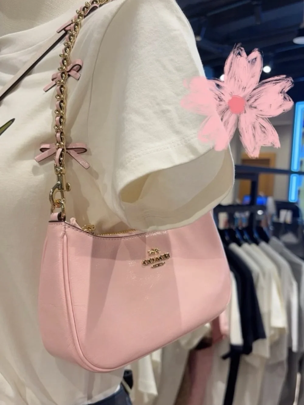 NWT！2PCS Teri Mini Crossbody Bag With Bows（cdw68）And Card Case FAST SHIPPING